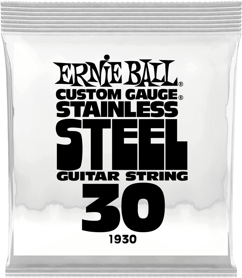 Ernie Ball Slinky Stainless Steel Elektrische Gitaarsnaar Wound 030 6-pack