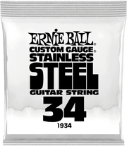 Ernie Ball Slinky Stainless Steel Elektrische Gitaarsnaar Wound 034 6-pack