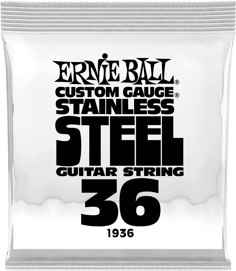 Ernie Ball Slinky Stainless Steel Elektrische Gitaarsnaar Wound 036 6-pack