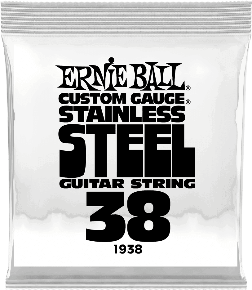 Ernie Ball Slinky Stainless Steel Elektrische Gitaarsnaar Wound 038 6-pack