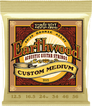 Ernie Ball Earthwood 80/20 Bronze Akoestische Gitaarsnaren Custom Medium 12.5-5