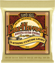 Ernie Ball Earthwood 80/20 Bronze Akoestische Gitaarsnaren Custom Light 12 String 10-48