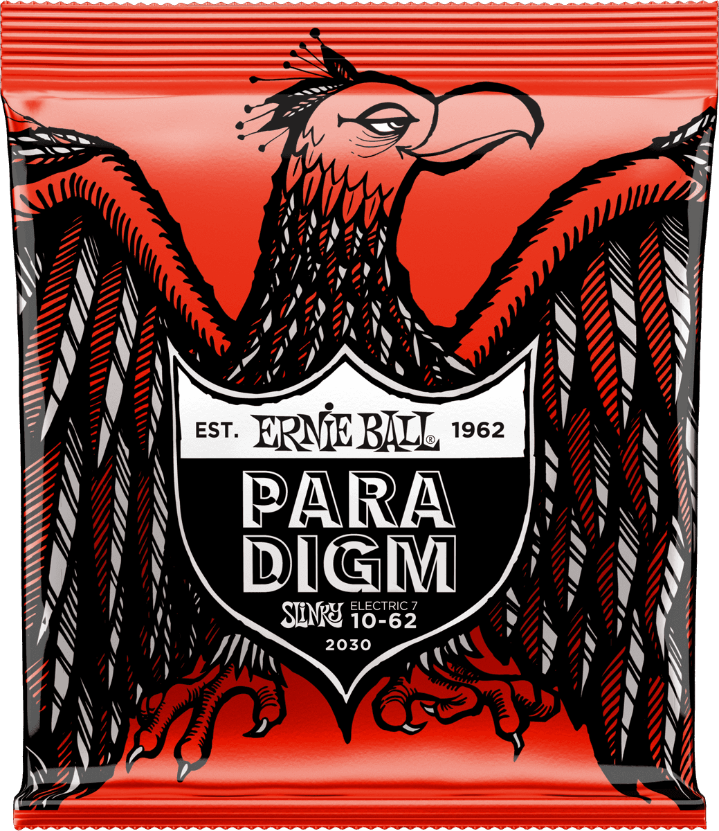 Ernie Ball Paradigm Slinky Elektrische Gitaarsnaren Skinny Top Heavy Bottom 10-62