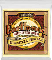 Ernie Ball Earthwood 80/20 Bronze Akoestische Gitaarsnaren Regular Silk&steel 13-46