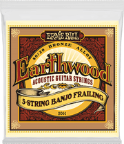 Ernie Ball Earthwood 80/20 Bronze Banjosnaren Banjo /5sn Loop-end 10-10