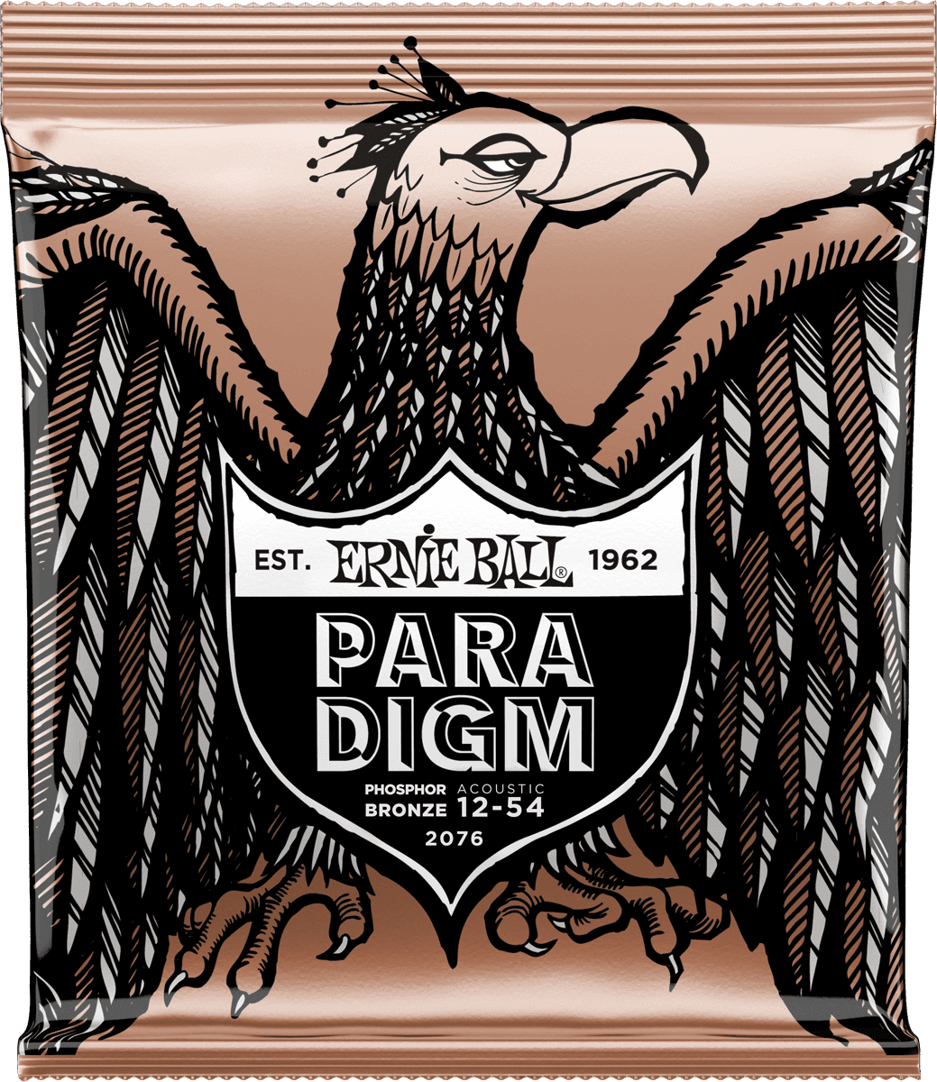 Ernie Ball Paradigm Phosphor Bronze Akoestische Gitaarsnaren Medium Light 12-54