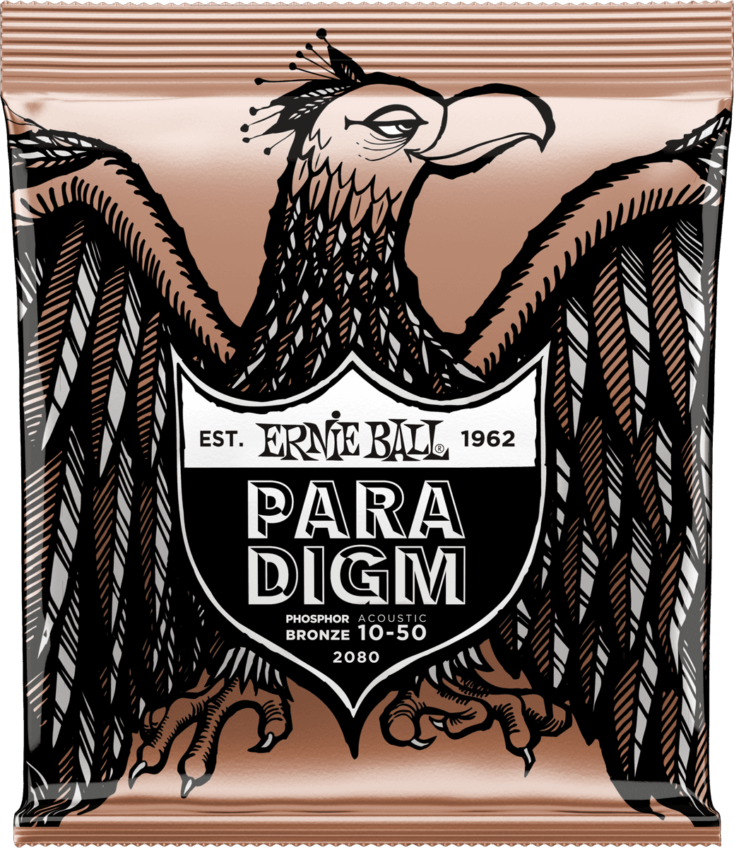 Ernie Ball Paradigm Phosphor Bronze Akoestische Gitaarsnaren Extra Light 10-50