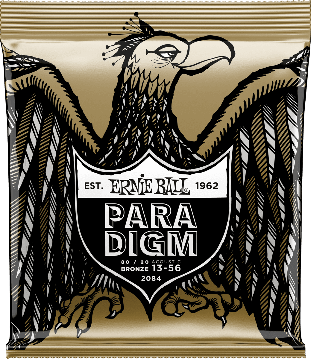 Ernie Ball Paradigm 80/20 Bronze Akoestische Gitaarsnaren Medium 13-56