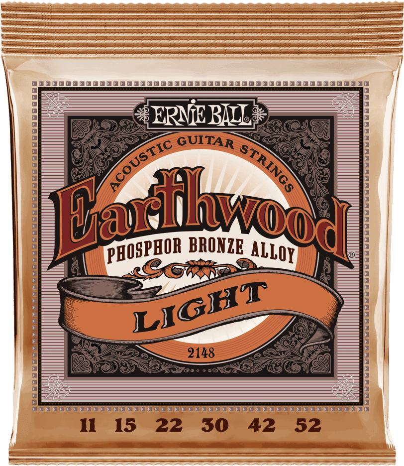 Ernie Ball Earthwood Phosphor Akoestische Gitaarsnaren Light 11-52