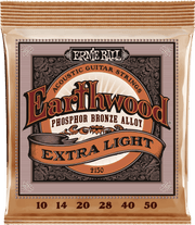 Ernie Ball Earthwood Phosphor Akoestische Gitaarsnaren Extra Light 10-50