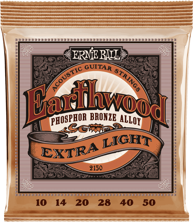Ernie Ball Earthwood Phosphor Akoestische Gitaarsnaren Extra Light 10-50