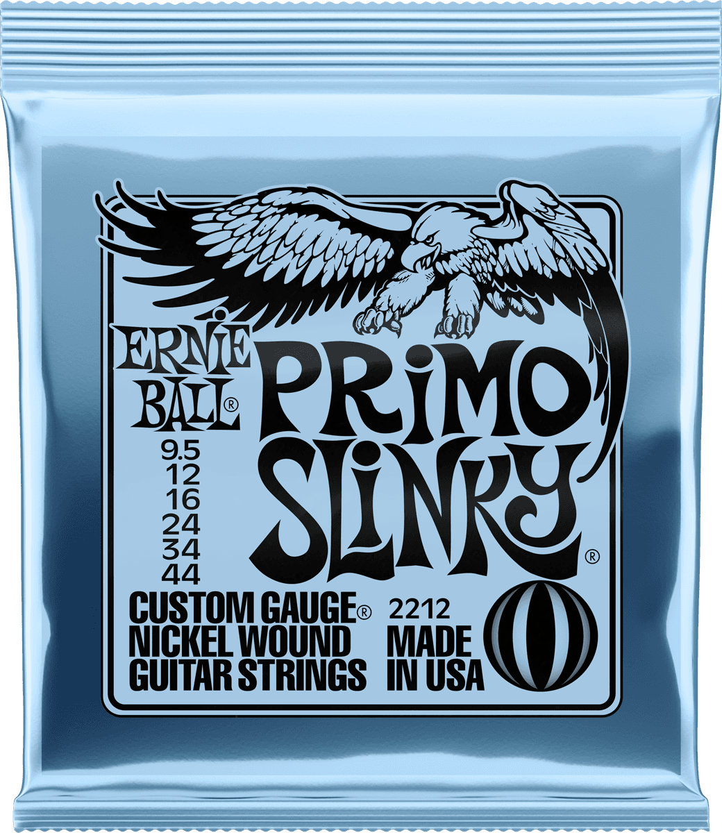 Ernie Ball Slinky Nickel Wound Elektrische Gitaarsnaren Primo Slinky 9.5-44