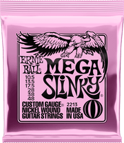 Ernie Ball Slinky Nickel Wound Elektrische Gitaarsnaren Mega Slinky 10.5-48