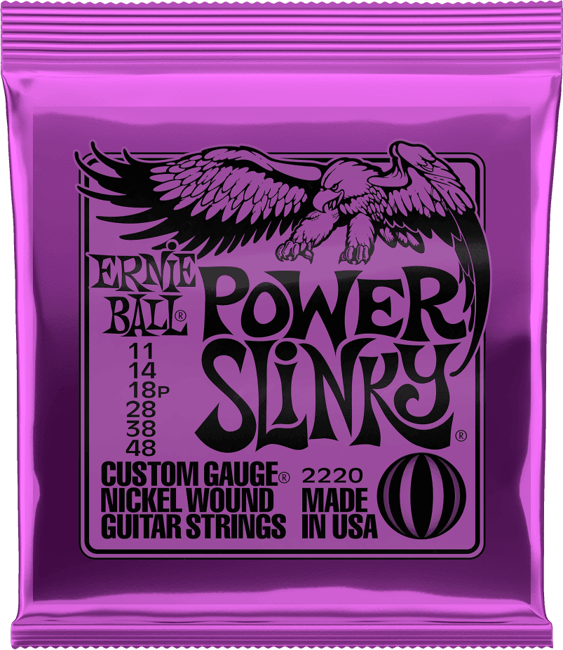 Ernie Ball Slinky Nickel Wound Elektrische Gitaarsnaren Power Slinky 11-48
