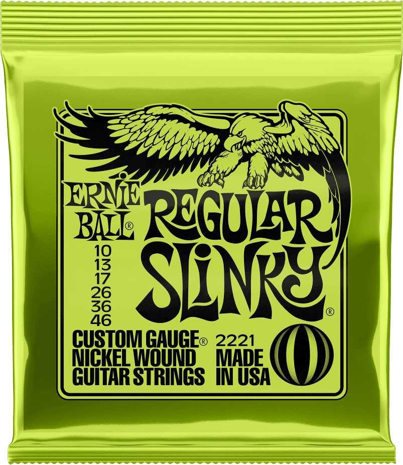 Ernie Ball Regular Slinky 10-46 elektrische gitaarsnaren
