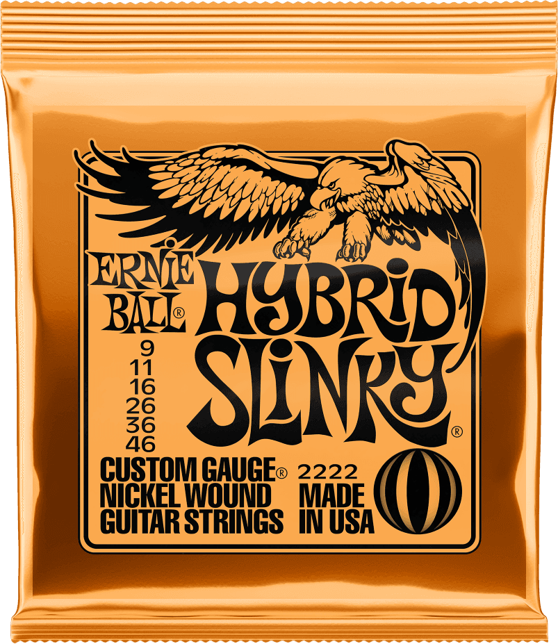 Ernie Ball Slinky Nickel Wound Elektrische Gitaarsnaren Hybrid Slinky 09-46