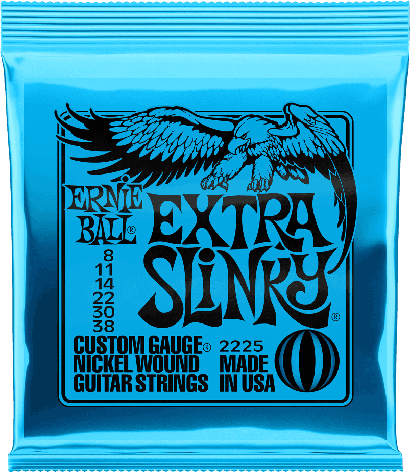 Ernie Ball Slinky Nickel Wound Elektrische Gitaarsnaren Extra Slinky 08-38