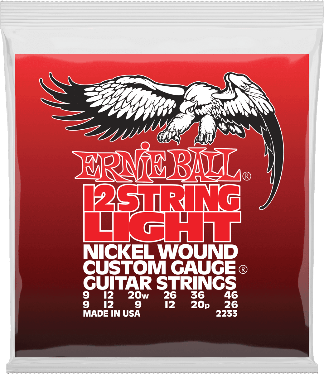 Ernie Ball Nickel Wound Custom Gauge Elektrische Gitaarsnaren Light
