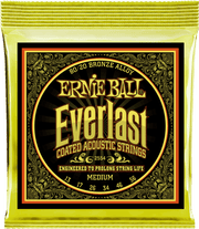 Ernie Ball Everlast Coated 80/20 Akoestische Gitaarsnaren Medium 13-56