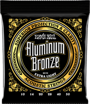 Ernie Ball Aluminium Bronze Akoestische Gitaarsnaren Extra Light 10-50