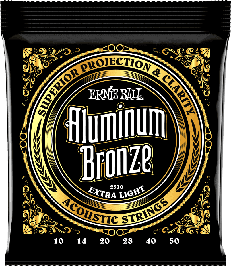 Ernie Ball Aluminium Bronze Akoestische Gitaarsnaren Extra Light 10-50