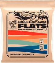 Ernie Ball Slinky Flats Elektrische Gitaarsnaren Medium Light 12-52