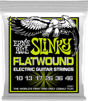 Ernie Ball Slinky Flatwound Elektrische Gitaarsnaren Regular Slinky