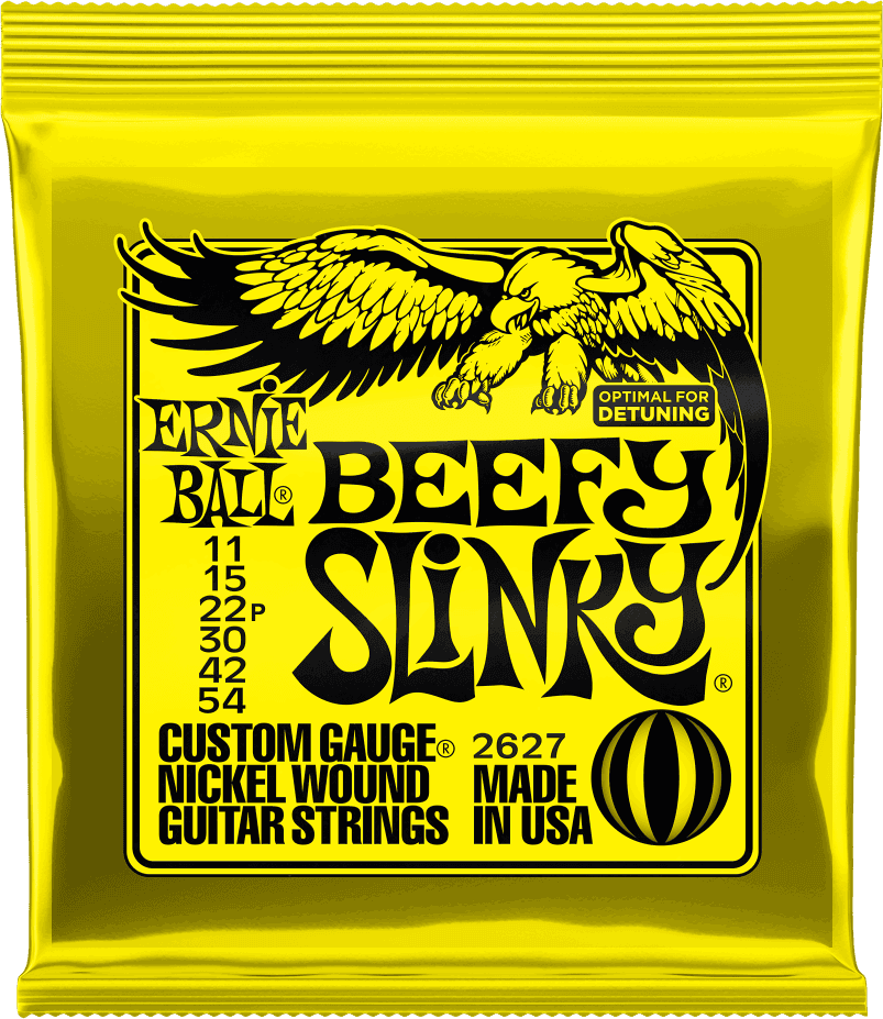 Ernie Ball Slinky Nickel Wound Elektrische Gitaarsnaren Beefy Slinky 11-54