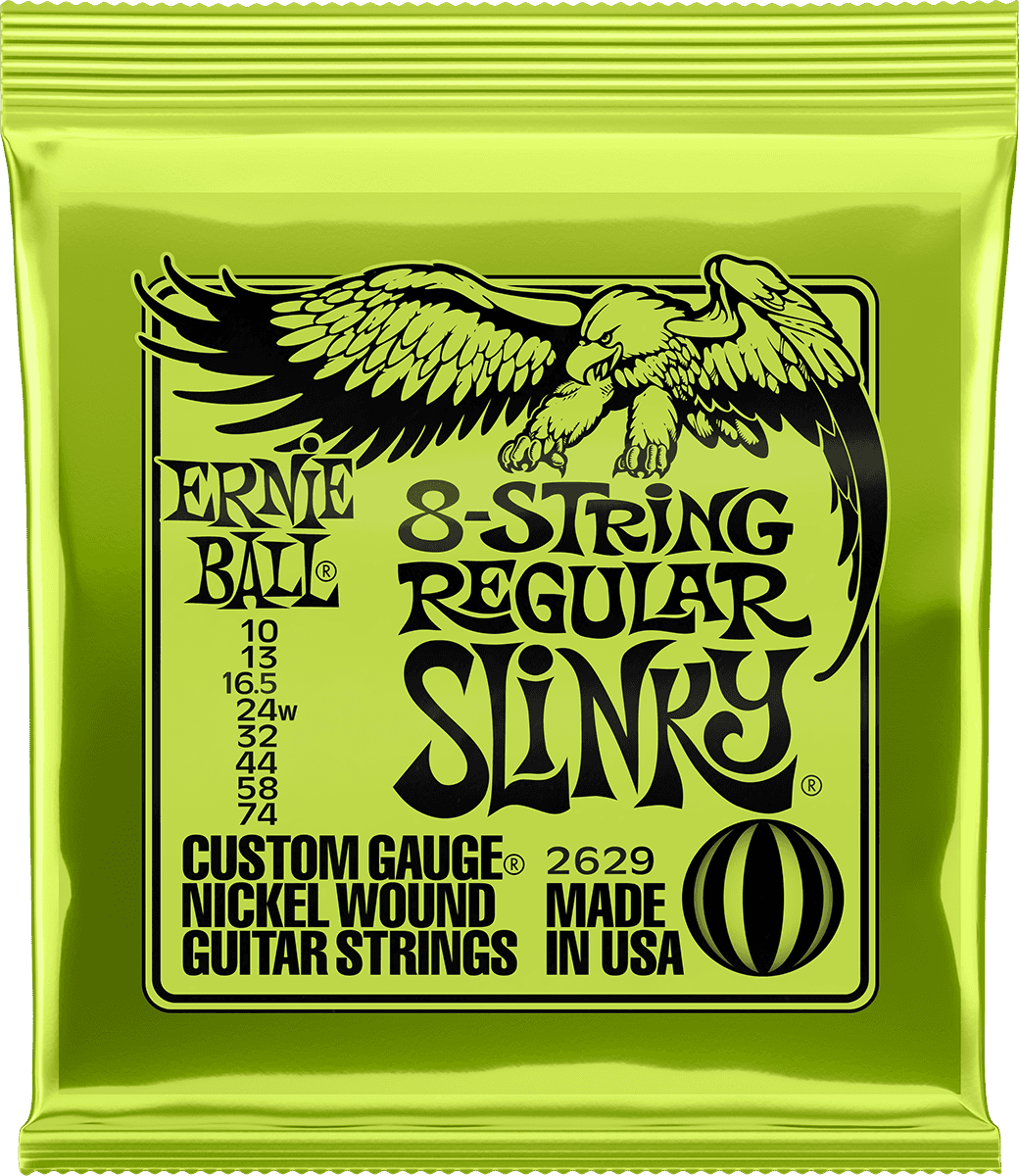 Ernie Ball Slinky Nickel Wound Elektrische Gitaarsnaren Regular Slinky 10-74