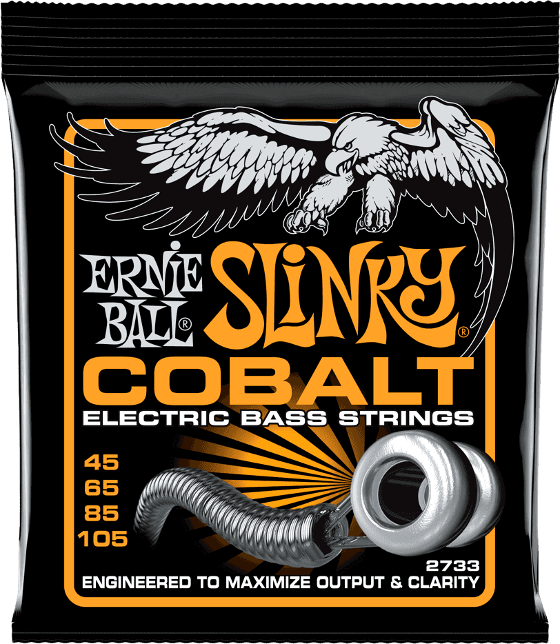 Ernie Ball Slinky Cobalt Bass Basgitaarsnaren Hybrid Slinky 45-105
