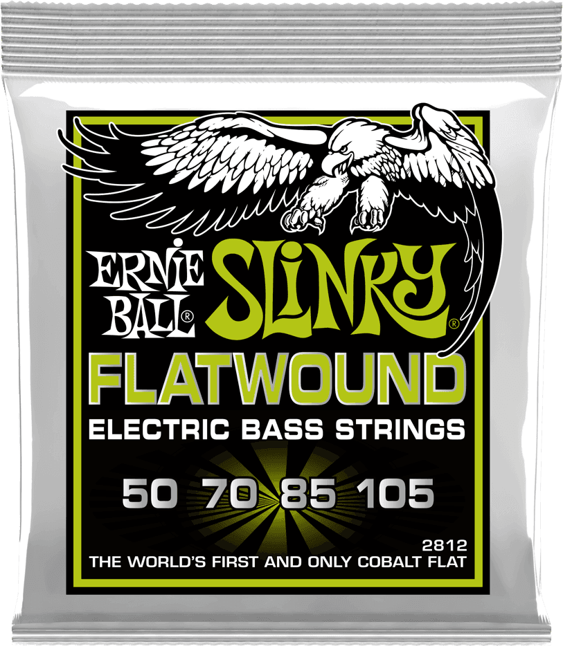 Ernie Ball Slinky Flatwound Bass Basgitaarsnaren Regular Slinky 50-105