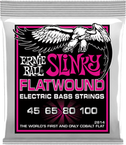 Ernie Ball Slinky Flatwound Bass Basgitaarsnaren Super Slinky 45-100
