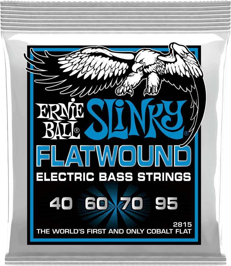 Ernie Ball Slinky Flatwound Bass Basgitaarsnaren Extra Slinky 40-95