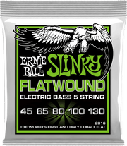 Ernie Ball Slinky Flatwound Bass Basgitaarsnaren Regular Slinky 45-130