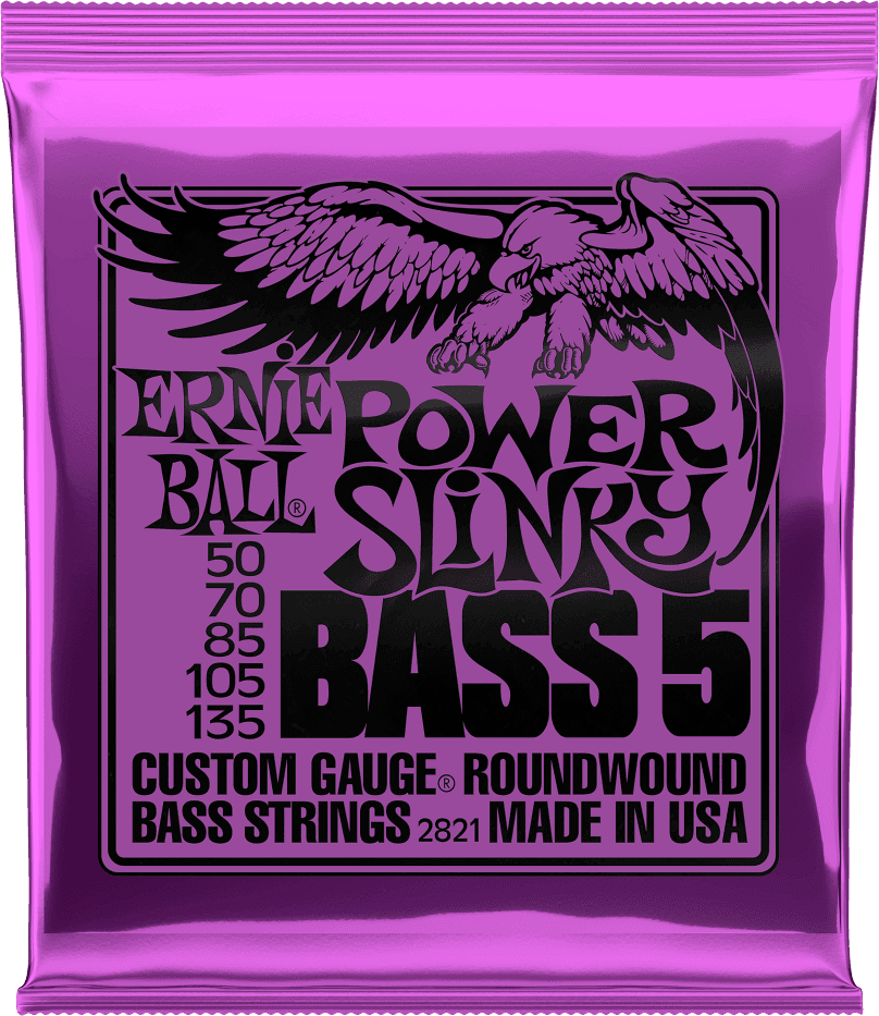 Ernie Ball Slinky Nickel Wound Bass Basgitaarsnaren Power Slinky 50-135