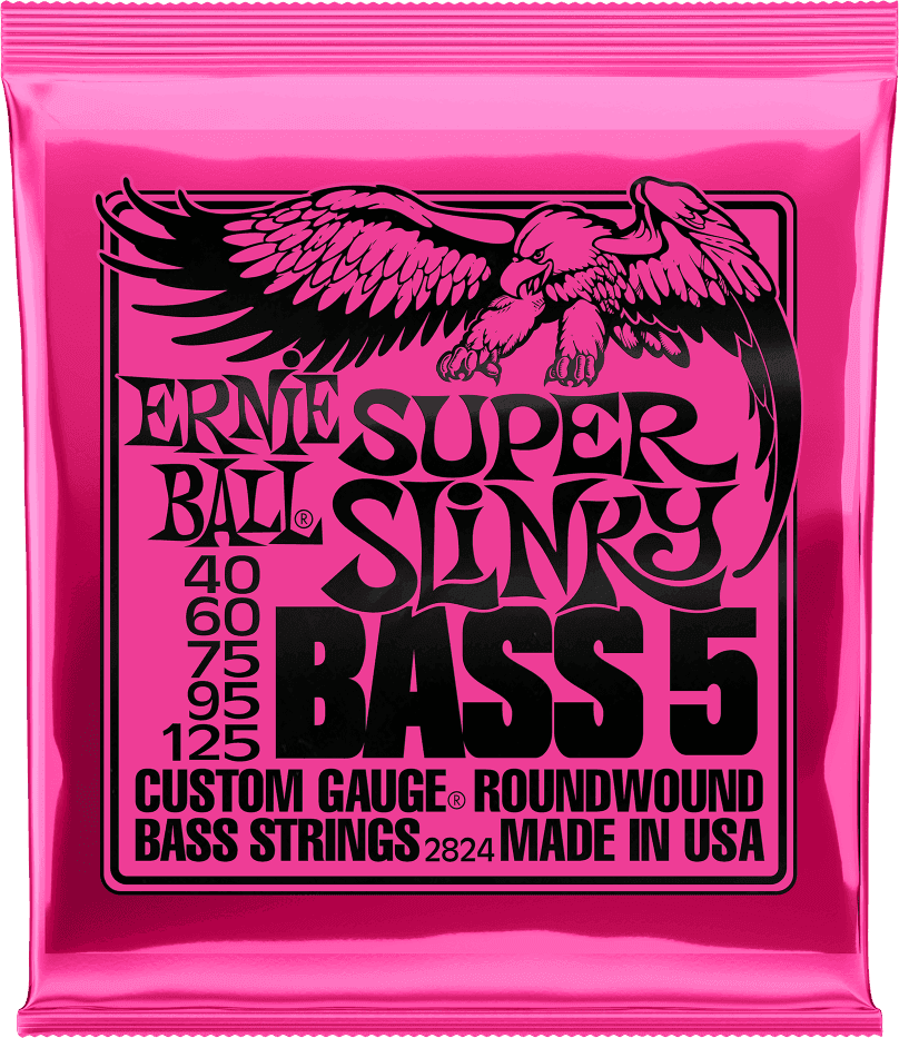 Ernie Ball Slinky Nickel Wound Bass Basgitaarsnaren Super Slinky 40-125