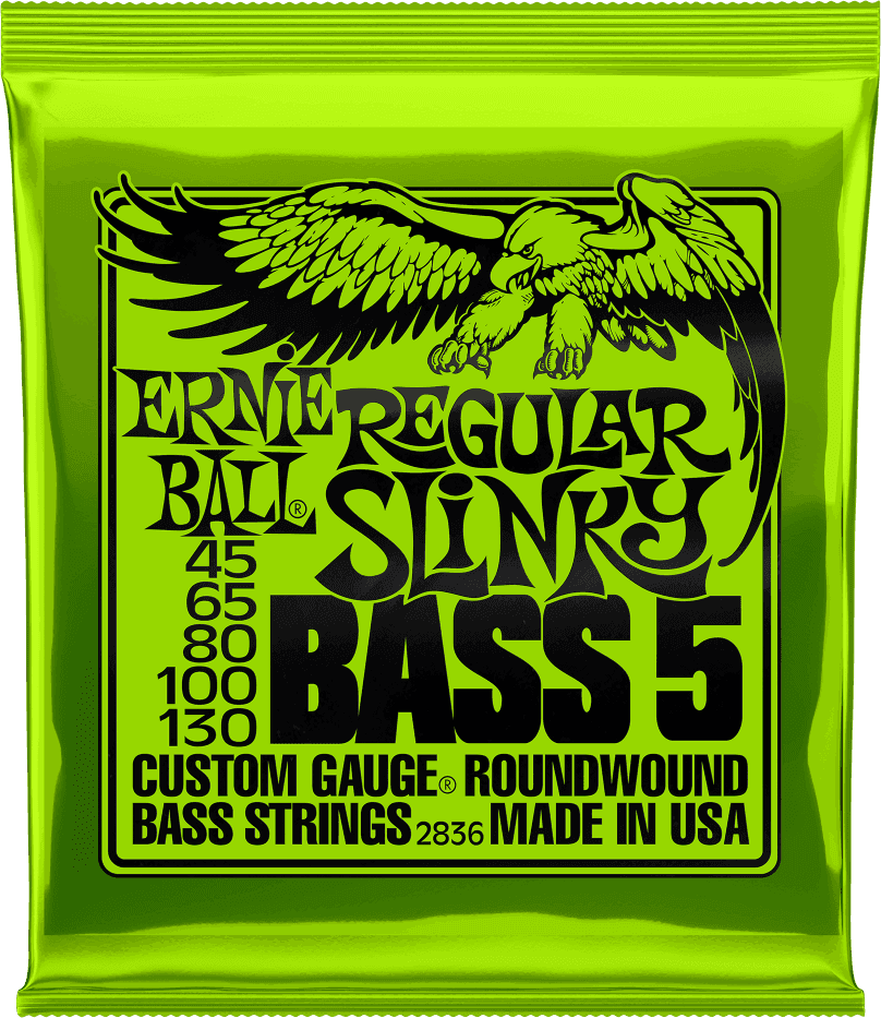 Ernie Ball Slinky Nickel Wound Bass Basgitaarsnaren Regular Slinky 45-130