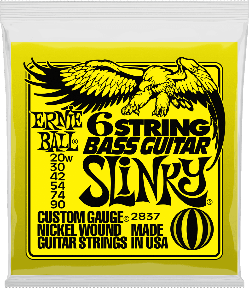 Ernie Ball Slinky Nickel Wound Bass Basgitaarsnaren Slinky /6sn 20w 30-90