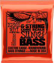 Ernie Ball Slinky Nickel Wound Bass Basgitaarsnaren Slinky Long Sc. 6sn 32-130