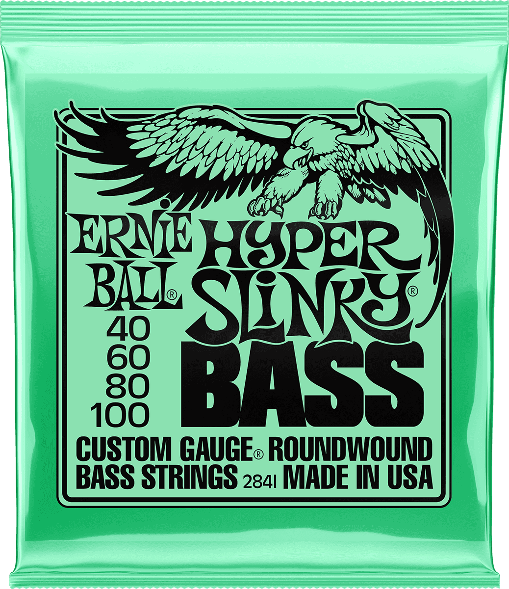 Ernie Ball Slinky Nickel Wound Bass Basgitaarsnaren Hyper Slinky 40-100