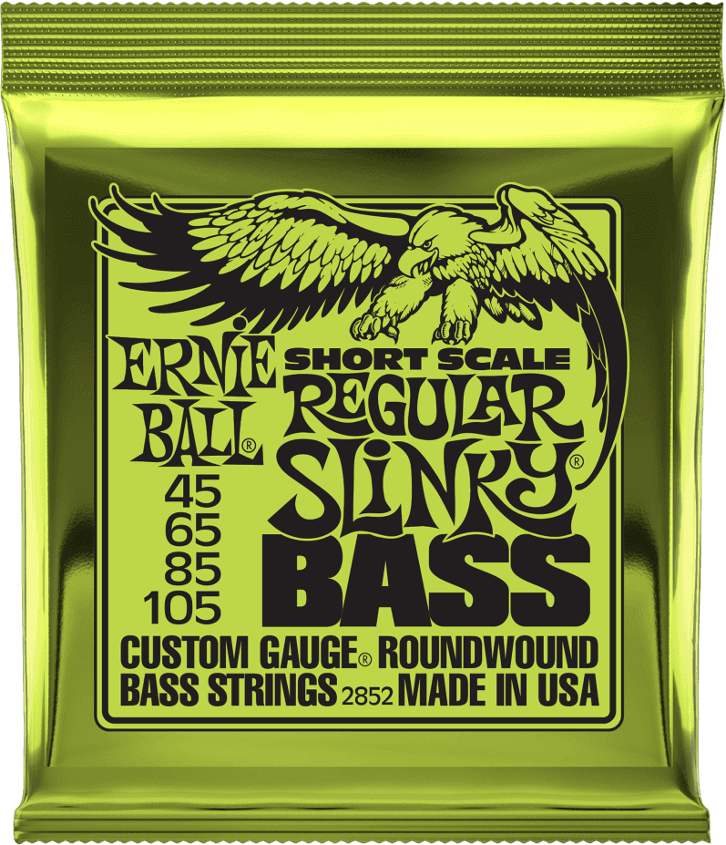 Ernie Ball Regular Slinky Short Scale Basgitaarsnaren 45-105