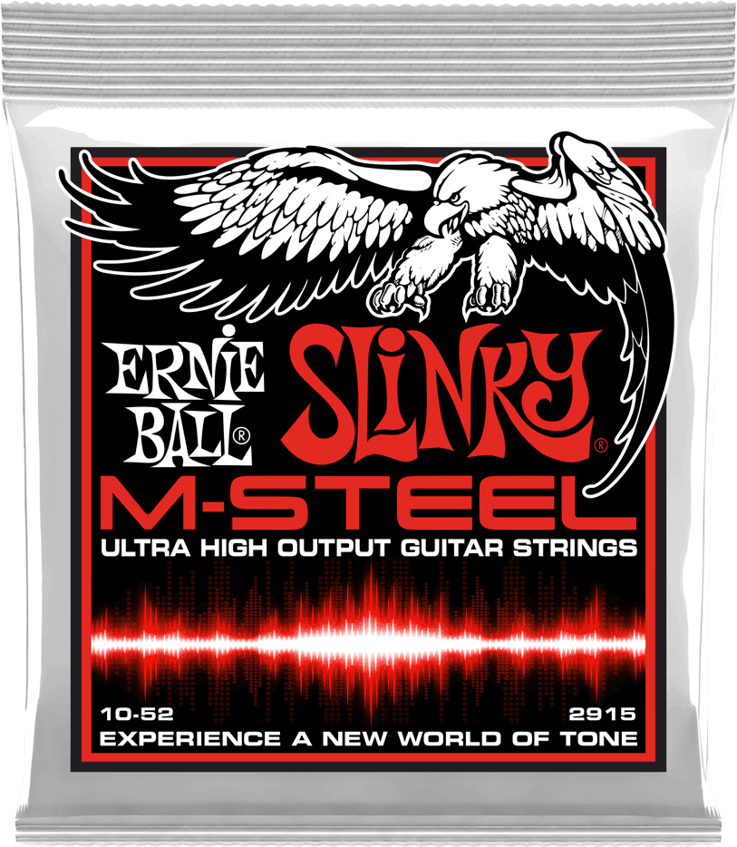 Ernie Ball Slinky M-Steel Elektrische Gitaarsnaren Skinny Top Heavy Bottom