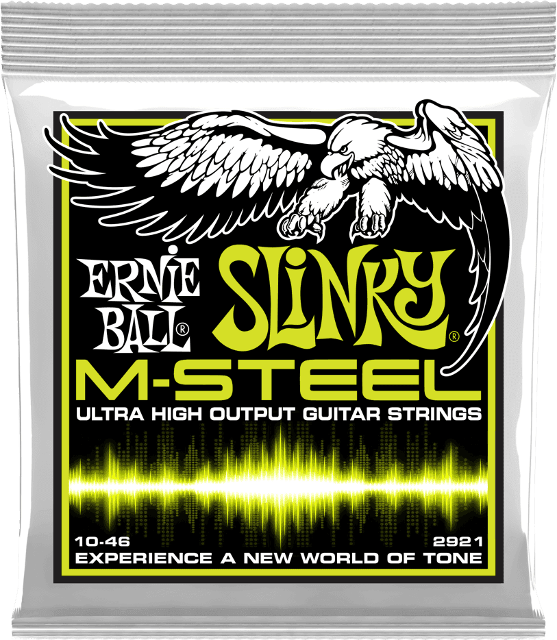 Ernie Ball Slinky M-Steel Elektrische Gitaarsnaren Regular Slinky