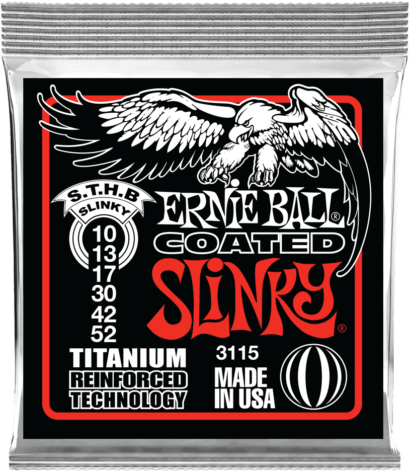 Ernie Ball Slinky RPS Coated Elektrische Gitaarsnaren Skinny Top Heavy Bottom