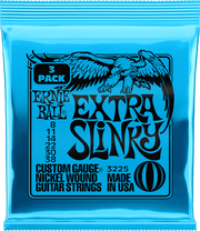 Ernie Ball Slinky Nickel Wound Elektrische Gitaarsnaren Extra Slinky 8-38 3-pack