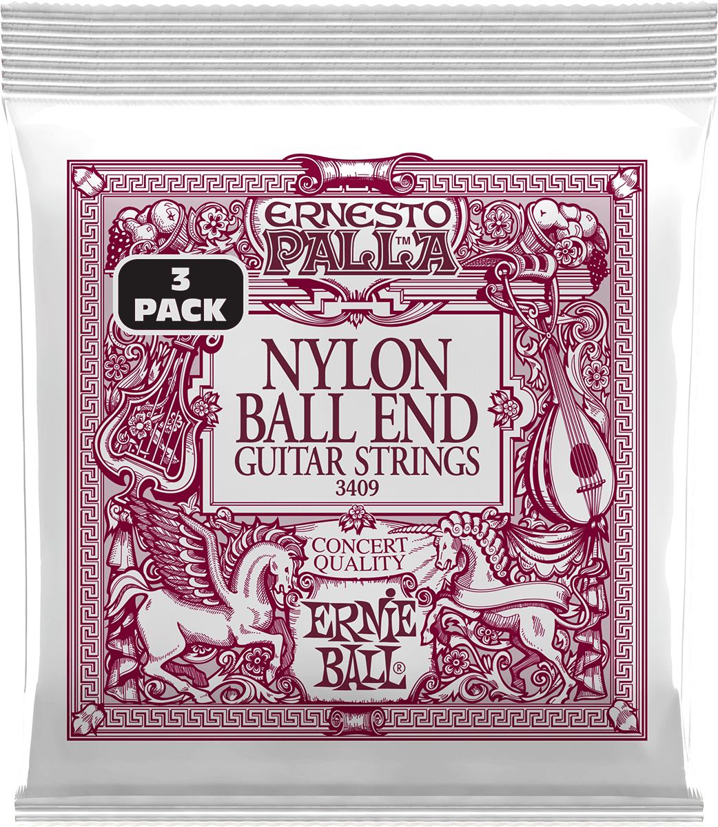 Ernie Ball Ernesto Palla Nylon Klassieke Gitaarsnaren 3-pack