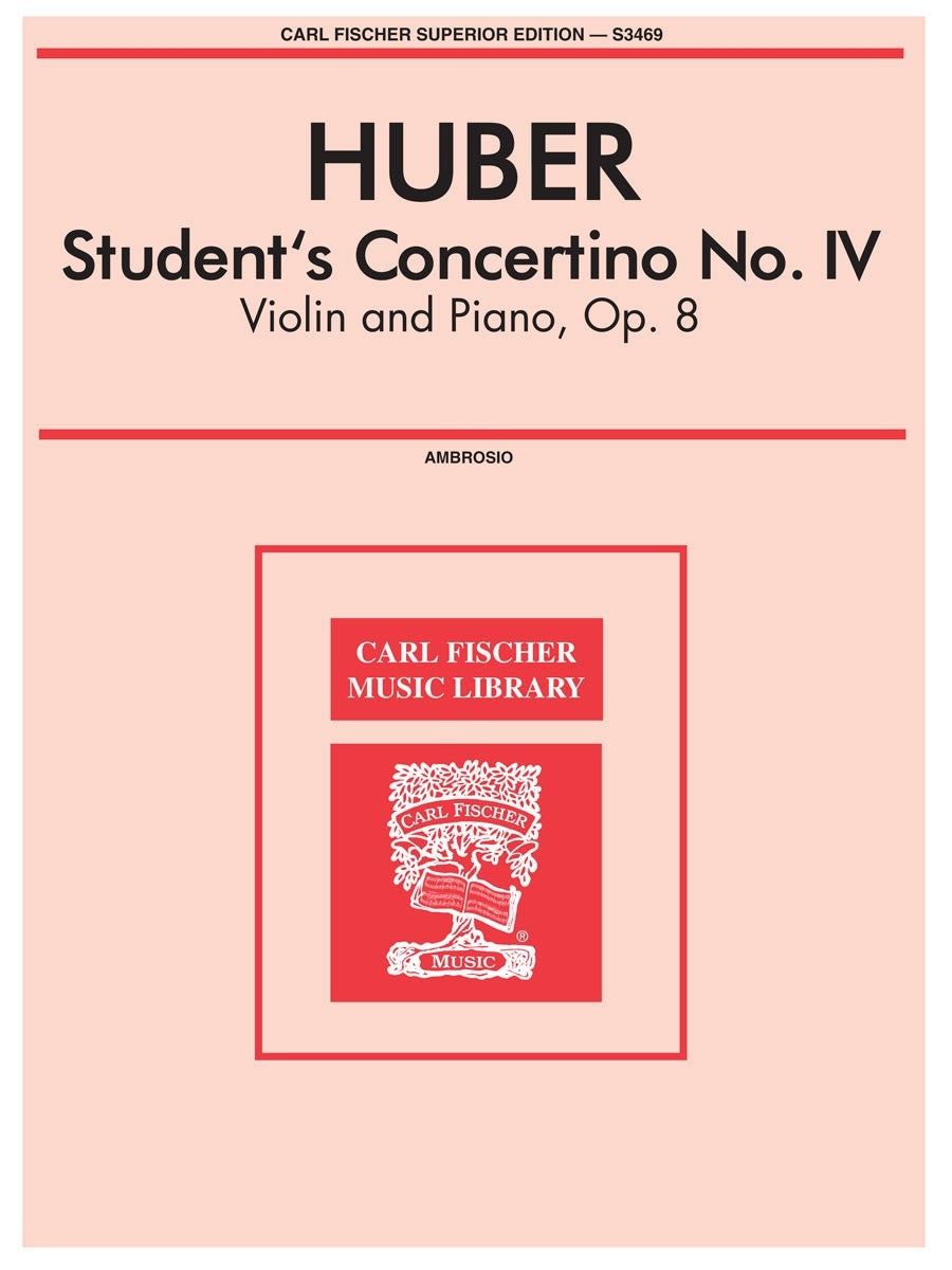 Student's Concertino 4 G-Dur Opus 8 afbeelding 2