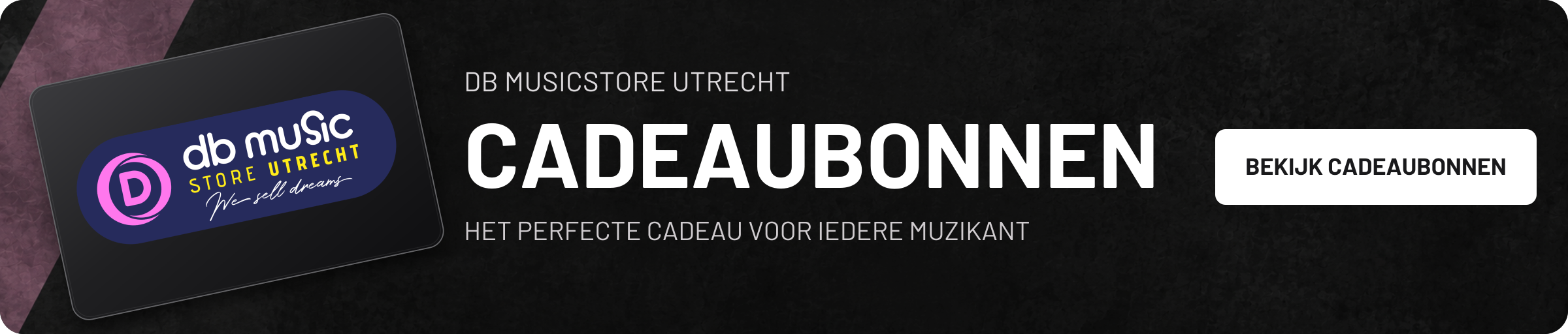 DB Musicstore cadeaubonnen
