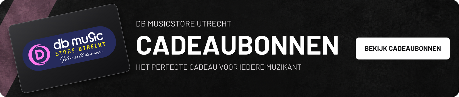 DB Musicstore cadeaubonnen