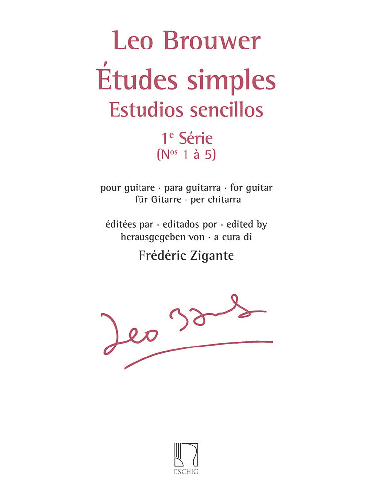 Études simples - Estudios sencillos (Série 1) afbeelding 2